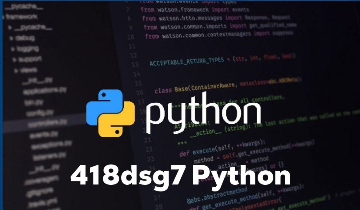 418dsg7 Python