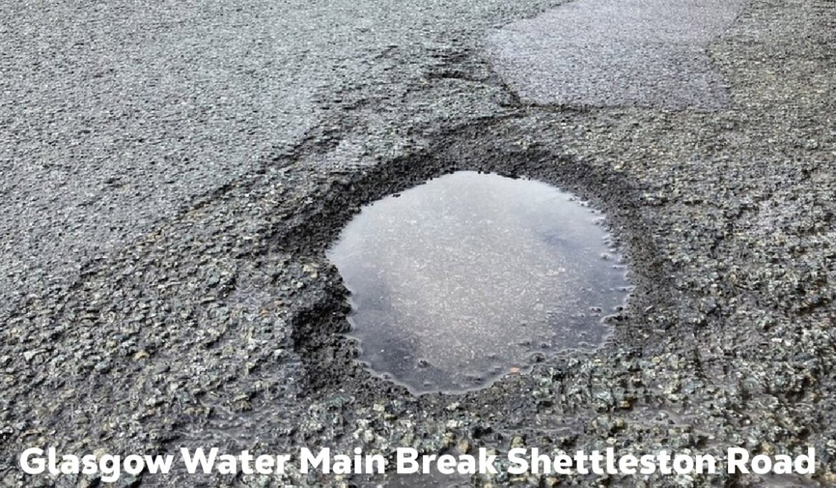 Glasgow Water Main Break Shettleston Road